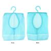 Multi Purpose Hanging Mesh Storage Bag for Socks Stockings Bra Underwear Bathroom Blue