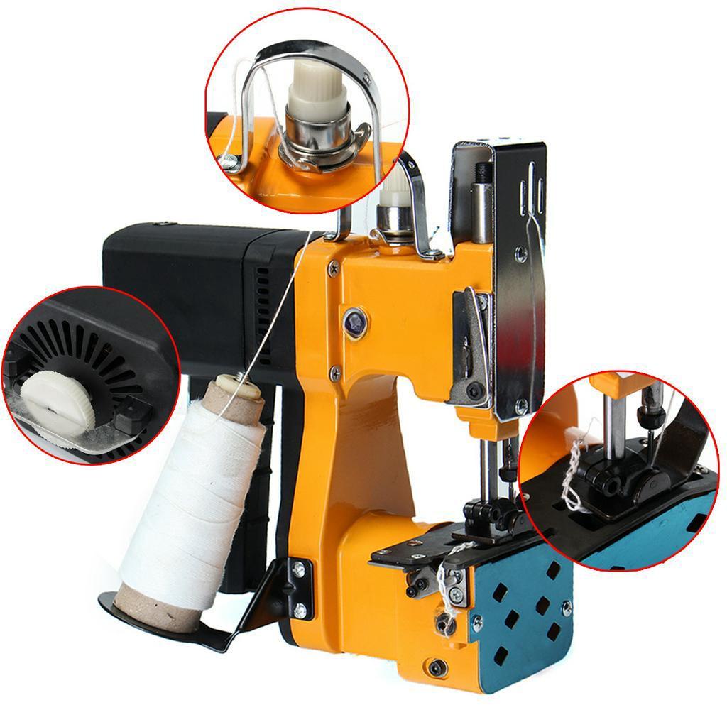 220V Handheld Bag Closer Stitching Sealing Machines Kit for Textile with Plug  Mini Electric Sewing Machine