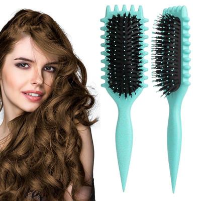 Brosse à cheveux démêlante en poils de sanglier, peigne pour cheveux emmêlés, façonnage, définition des boucles, outil de coiffure pour Salon de coiffure