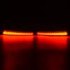 Pair Red Rear Bumper Tail Brake w/ Turn Signal Lights For 2020-24 Toyota Corolla