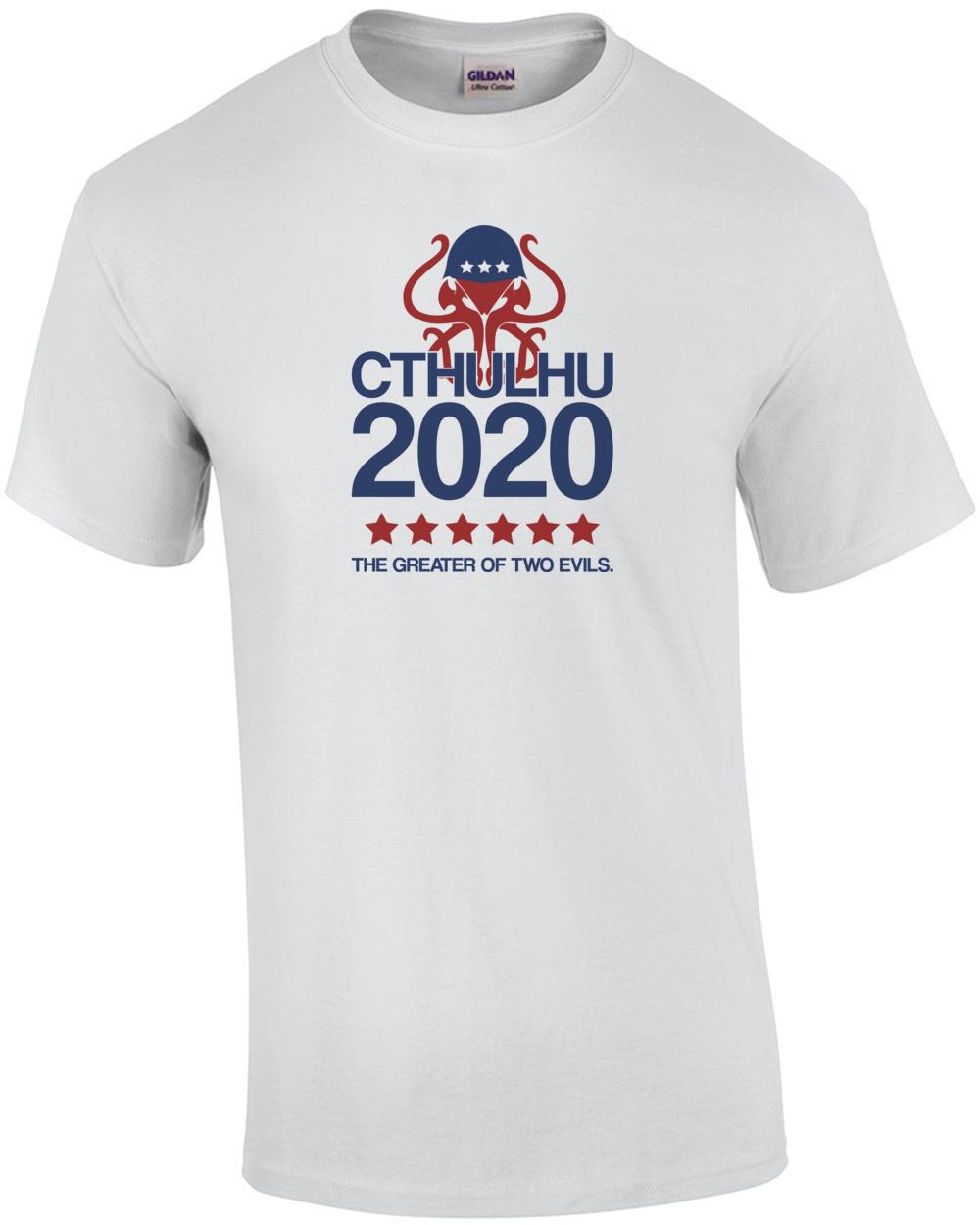 CTHULHU 2020 - The greater of two evils. 2020 Election T-Shirt Unisex T-Shirt XXL