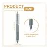 PATIKIL 24 Pack 0.5mm Retractable Gel Pens, Fine Point, Black Ink, Smooth Writing, Ideal for Office, Home, Journaling, Notebook Records, Gray