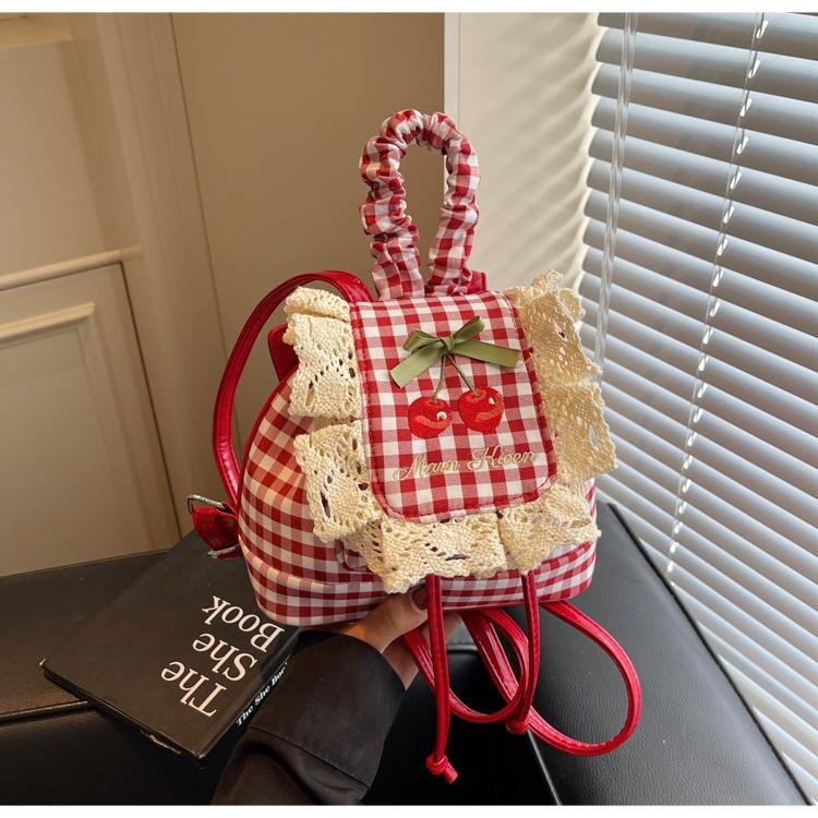 

Милый мини-рюкзак, милый рюкзак-ветер, женский школьный рюкзак с кружевом для девочки.