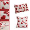Pillowcase Soft Velvet Plushie Christmas Cushion Cover Exquisitely Embroidery Sofa Bed PIllow Case 1Piece