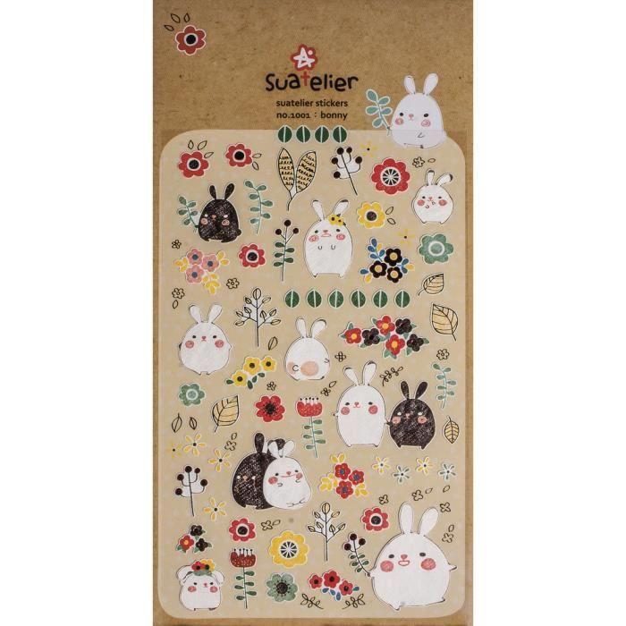 Sticker - Bonny - 15x9,2cm - Papier - Multicolore - Mixte