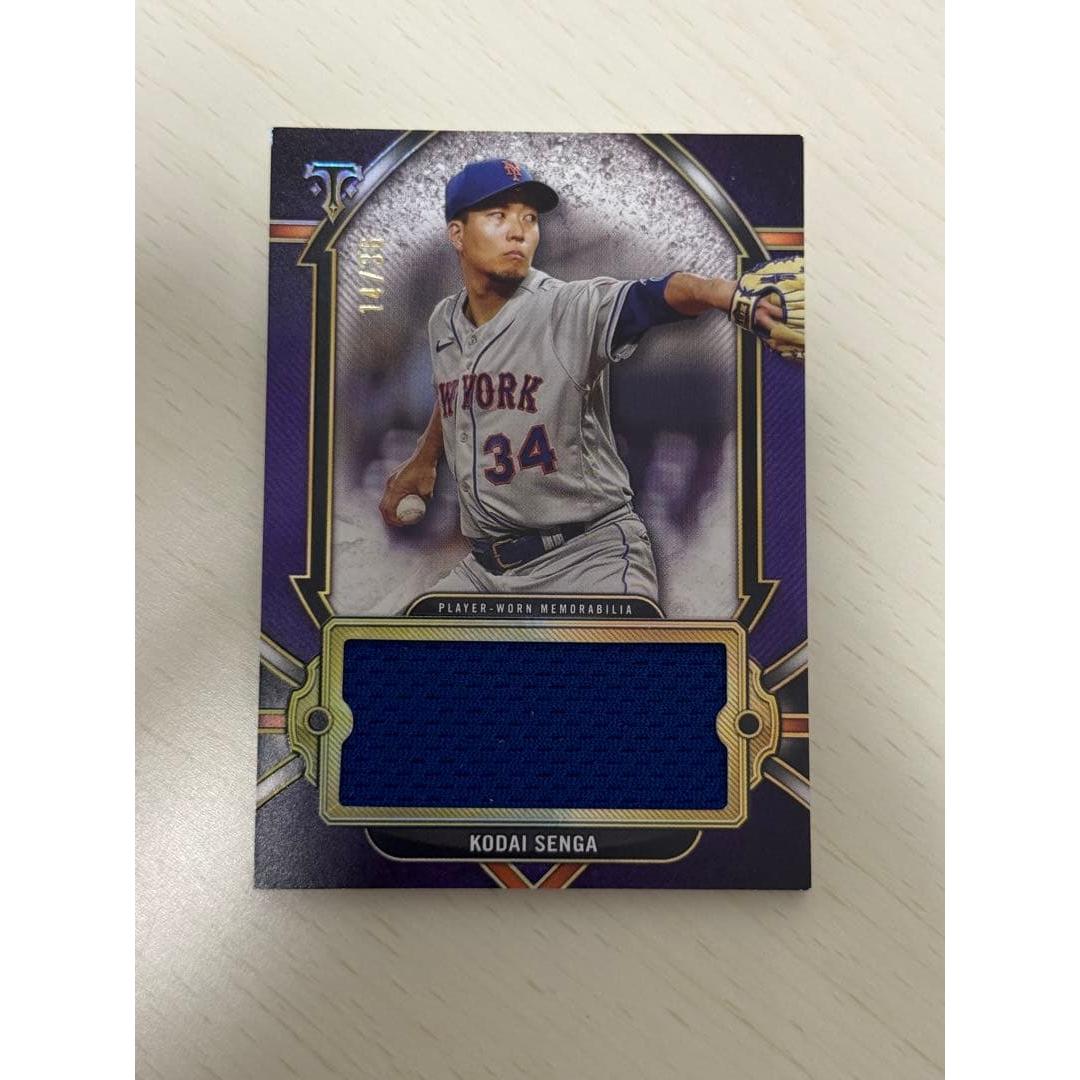 Used Topps Triple Threads Kodai Senga Relic Card 14/36