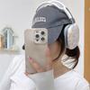 Ins Purple Floral Application Apple Head-mounted AirPods Max Earphone Cover Summer Protective Case Female Small Fresh
