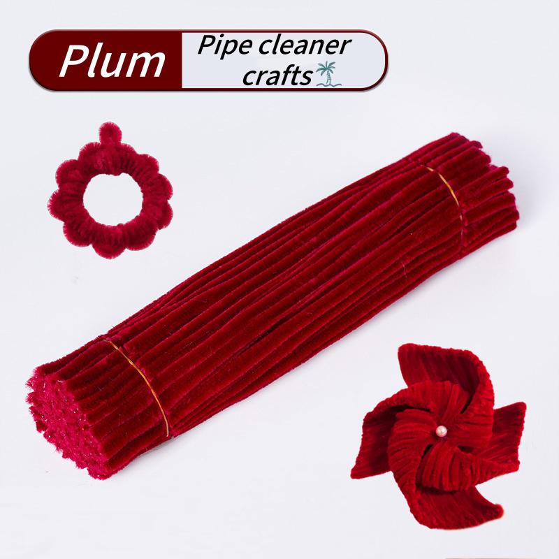 200 PCS Pipe Cleaners, Multi-Colored Pipe Cleaners Craft Supplies, 8 Colors Chenille Stems for DIY Arts Crafts Project