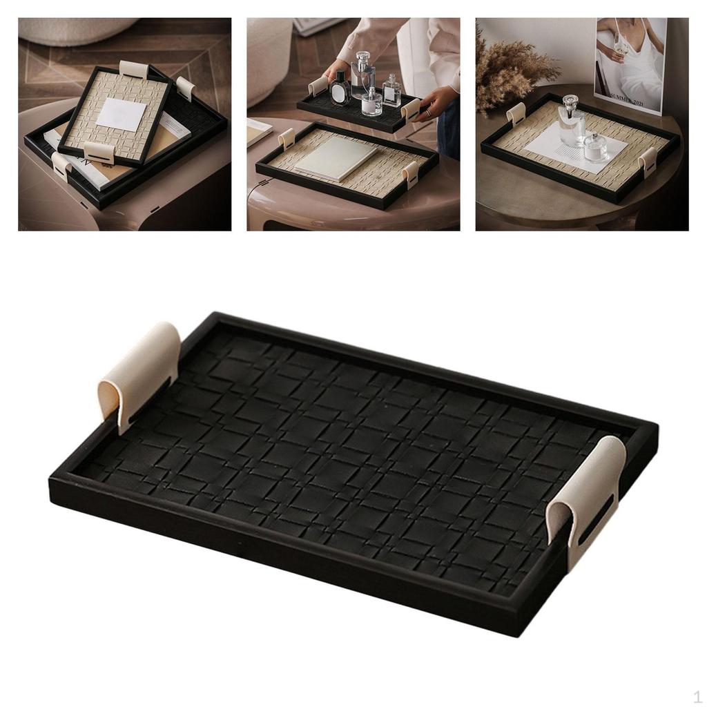 Jewelry Storage Tray Cosmetic Sundries Plate Decorative Versatile Necklace Display Dessert Serving
