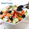 Kitchen Utensils and Cooking Tongs, Heat-resistant Stainless Steel Barbecue Tongs, Equipped with Silicone Tips and Bracket Design, Suitable for Salads