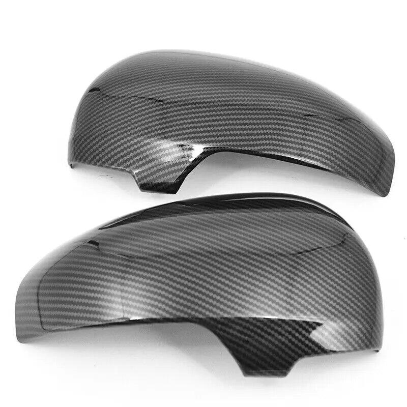 For Toyota Prius 2009 2010 2011 2012 2013 Rearview Side Mirror Cover Wing Cap Car Exterior Door Rear View Case Trim Carbon Fiber