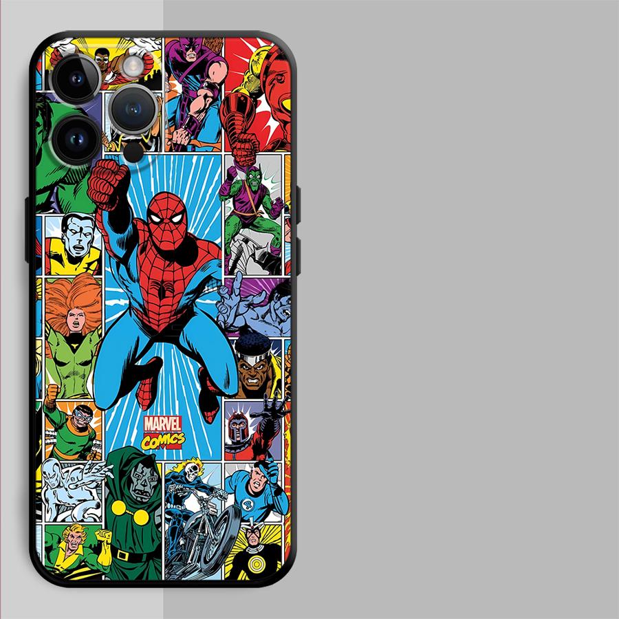 Marvel Spider-Man Venom Phone Case for Apple iPhone 14 Air 17 Pro Max 13 XR XS MAX 11 16 15 Pro 7 8 12 Funda Phone Cover