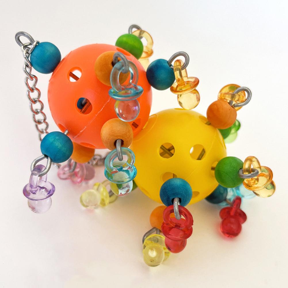 Colorful Parrot Plastic Climb Bite Chew Toy Birds Cage Decoration for Parakeet Cockatiel Parrots Bird Supplies