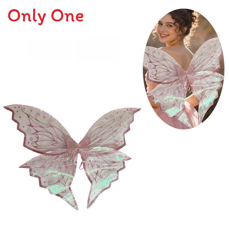 Fairy Butterfly Costume Wings For Kids Dress Up Party With Gold Detailing For Festival Celebrations