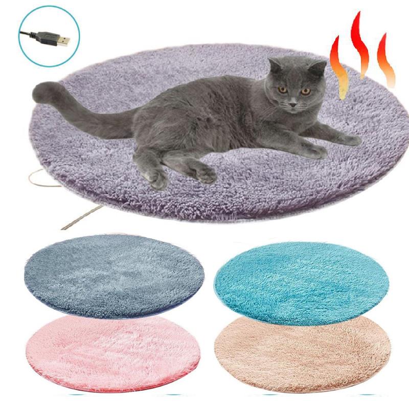 Heat Pet Usb Pad Electric Heated Mat Blanket Dog Cat Winter Cushion Sleeping Bed