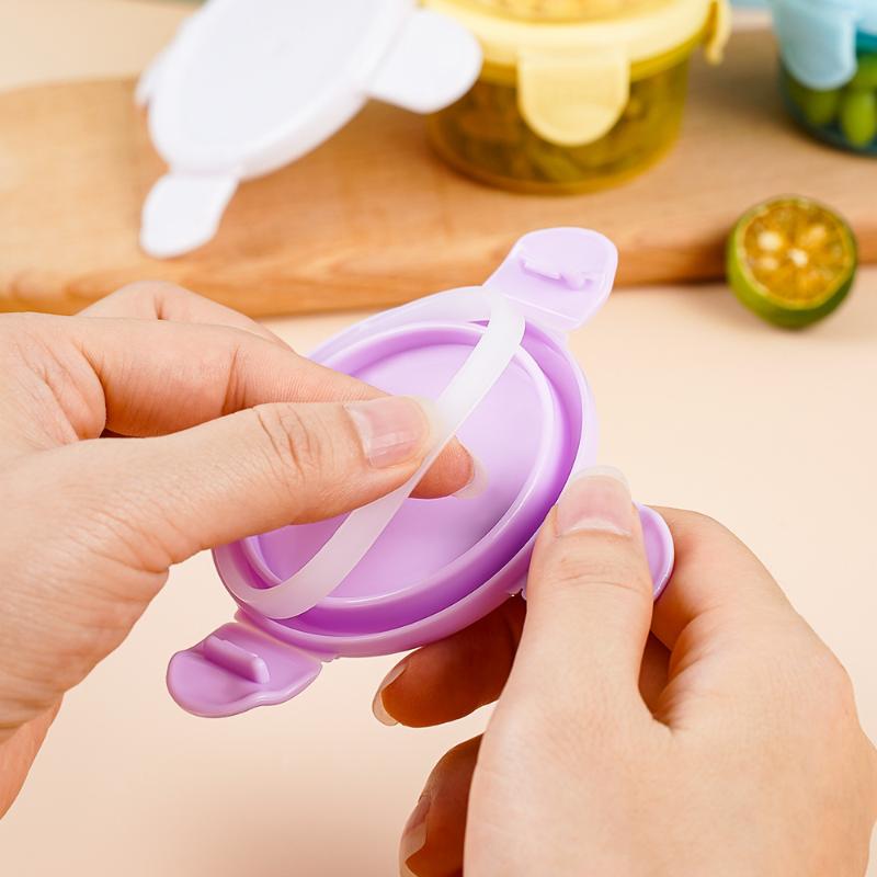 1/3/6Pcs Food Grade Mini Storage Box Baby Supplement Seasoning Sauce Packaging Storage Box Microwave