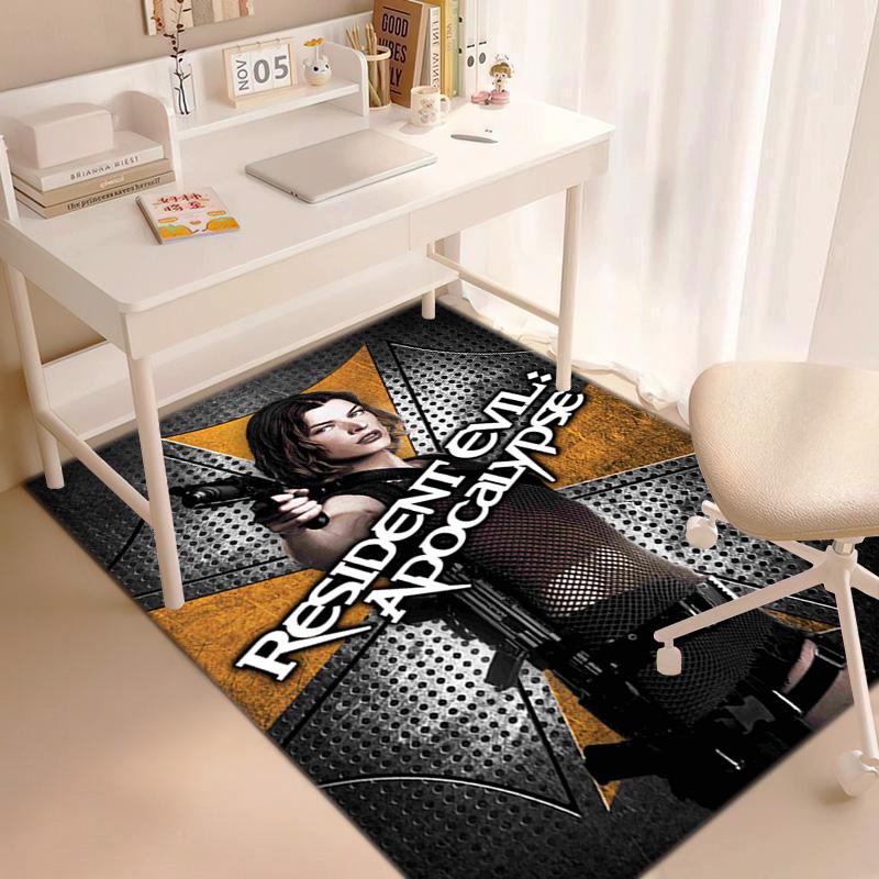 Sci-Fi game Resident Evil, Umbrella Corporation, soft carpet, home living room, office chair pad, door mat, door mat carpet U9
