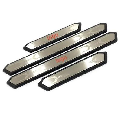 Para Toyota RAV4 XA50 2019 2020 2021 2022 2023 2024 2025 Protector de umbral de puerta Cubierta de placa de rozadura de pedal Embellecedor Accesorios de estilo de coche