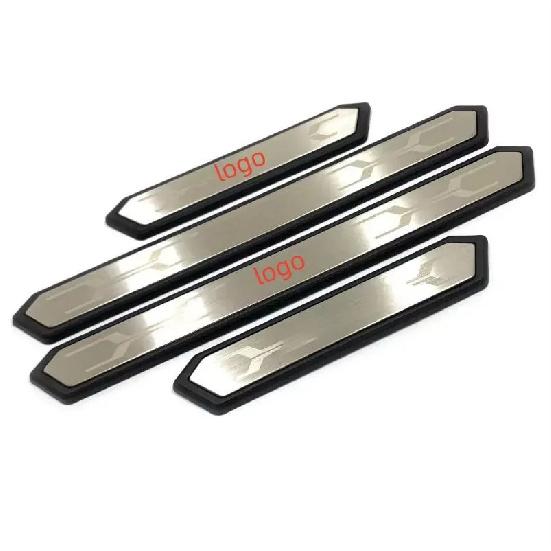 For Toyota RAV4 XA50      2024 2025 Door Sill Protector Pedal Scuff Plate Cover Trim Car Styling Accessories