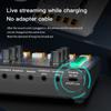 Sound Mixer Live Sound Card Voice Changer Podcast Equipment for Phone Gaming Karaoke Live Streaming/Podcasting/Gaming