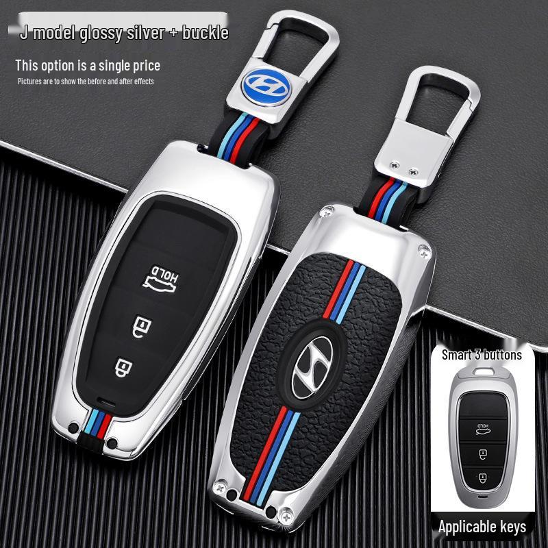 Fifth-Gen Hyundai Tucson L Car Key Case and Metal Shell