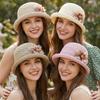 Korean Style Ladies' Top Hat Elegant Fisherman Hat Casual Bucket Hats  For Women