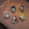 Spot Hot-selling Ghost Slayer Blade Manga Peripheral Metal Badge Commemorative Cos Props Q Version Tanjiro Brooch