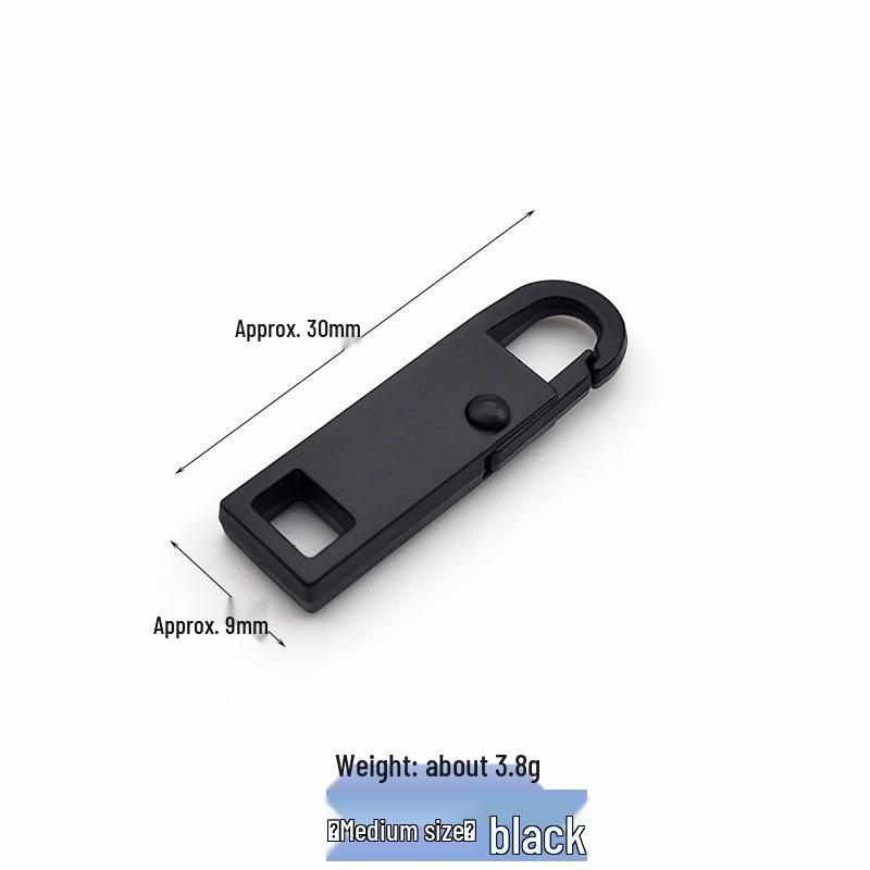 Tool-Free Metal Zipper Puller for Luggage, Bags, Jackets, Clothes, and Shoes