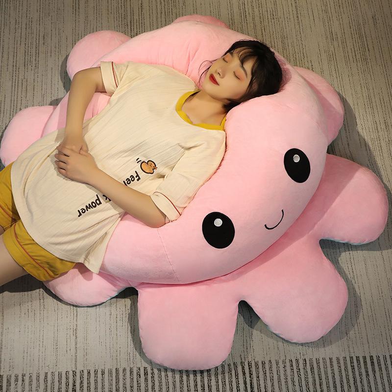 Peluche de Pulpo de Doble Cara Juguete de Peluche Pulpo Pequeño con Cara Reversible Muñeca Pulpo Reversible Chica