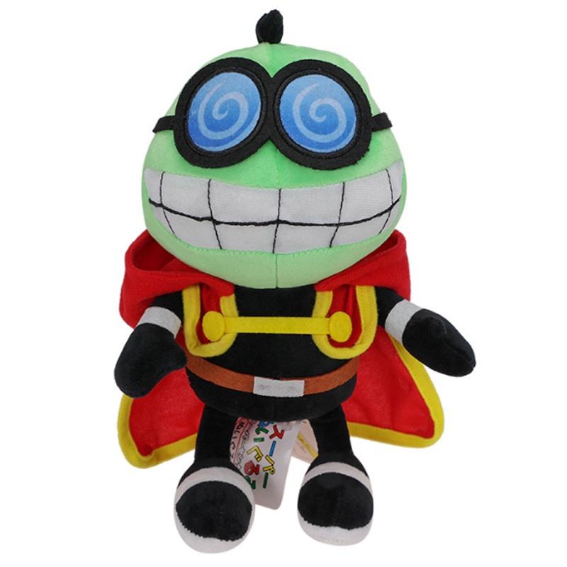 Mario Plüschtier mit Umhang Lustige und entzückende Stoffpuppe mit Brille