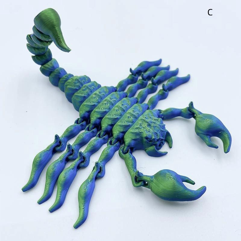 

3D Печать Скорпион Симуляция Модель Животного Игрушка Подвижные Суставы Скорпион Украшение Детская Игрушка Подарок Аквариум Ландшафтный Дизайн Ремесло