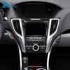 Autocollant Véritable Fibre de Carbone Douce Pour Acura TLX 2015 2016 2017 2018 2019 2020 Voiture Conduite à Gauche Cadre de Panneau de Console Centrale Accessoires