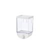 1.5L Wall Mounted Separate Rice Bucket Kitchen Cereal Dispenser Transparent Grain Jar Food Storage Box Container Sealed Tanks
