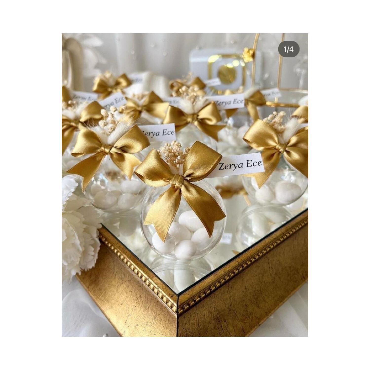 

Засахаренный миндаль, обещание на свадьбу, помолвку, подарок из хны, 30 штук с бирками