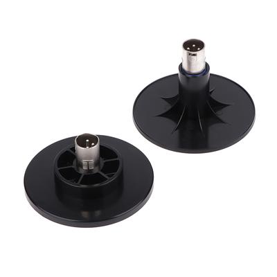 Black Suction Cup Adapter With 3Xlr Love Machine Connector For Telescopic Linear Actuator Attachment Holder