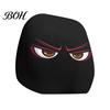 Protective Auto Headrest Protectors Halloween Car Cover, Scary Pattern Print Stretchable Universal Fit Interior Decor Protector, Breathable Polyester