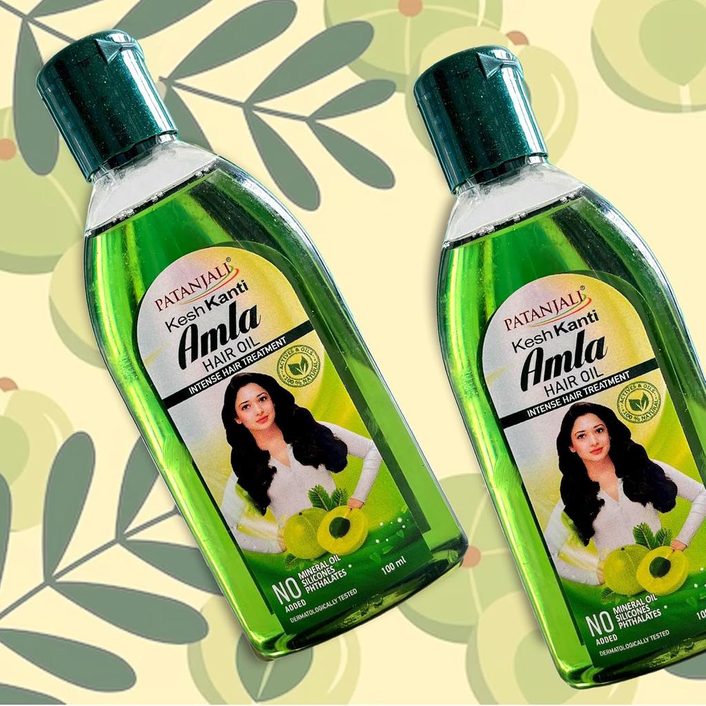 Patanjali Amla Hair Oil 100ml Pack Of 1 | Strengthen Roots & Reduce Hair Fall Naturally
