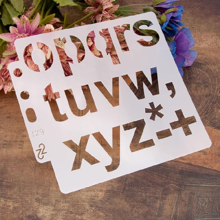 Exquisite Letter Number Stencil Template DIY Album Card Making Painting Template