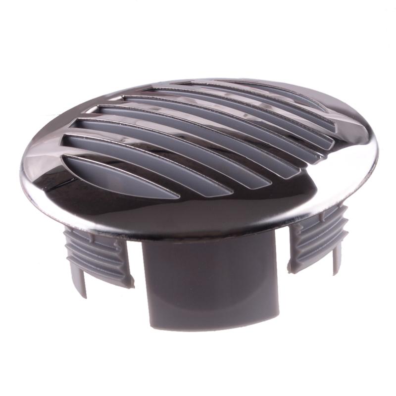 2Pcs/Set 3.5" Chrome Round Air Flow Vent 316 Stainless Steel 81932SS-HP fit for RV Camper Boat Yacht Sailingboat Marine