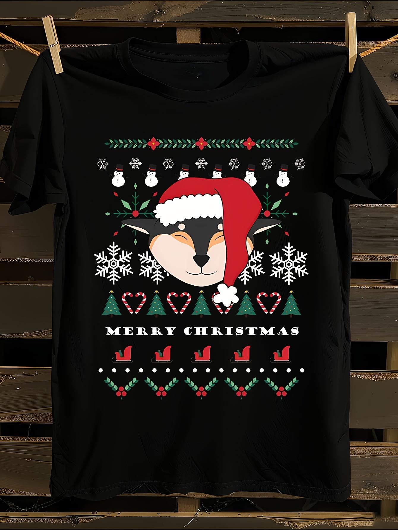 Shiba Inu Ugly Christmas Sweater Tshirt XXXXL