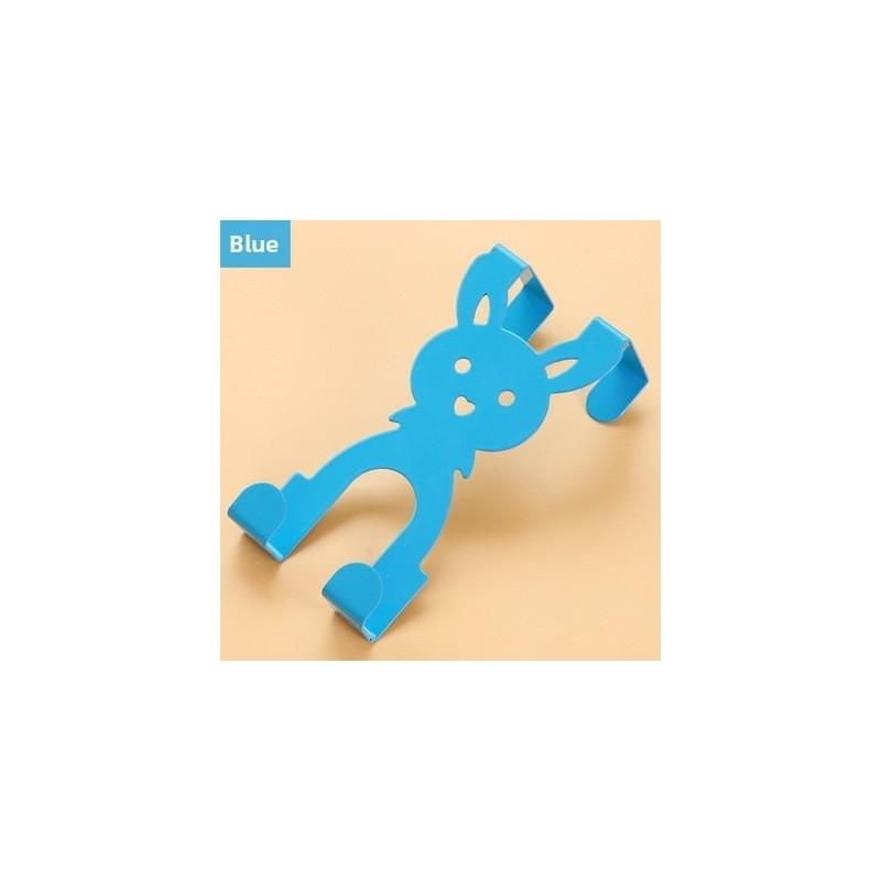 Cartoon Rabbit Door Hook Hangers With Steel Construction For Bedroom Wall Mount Storage