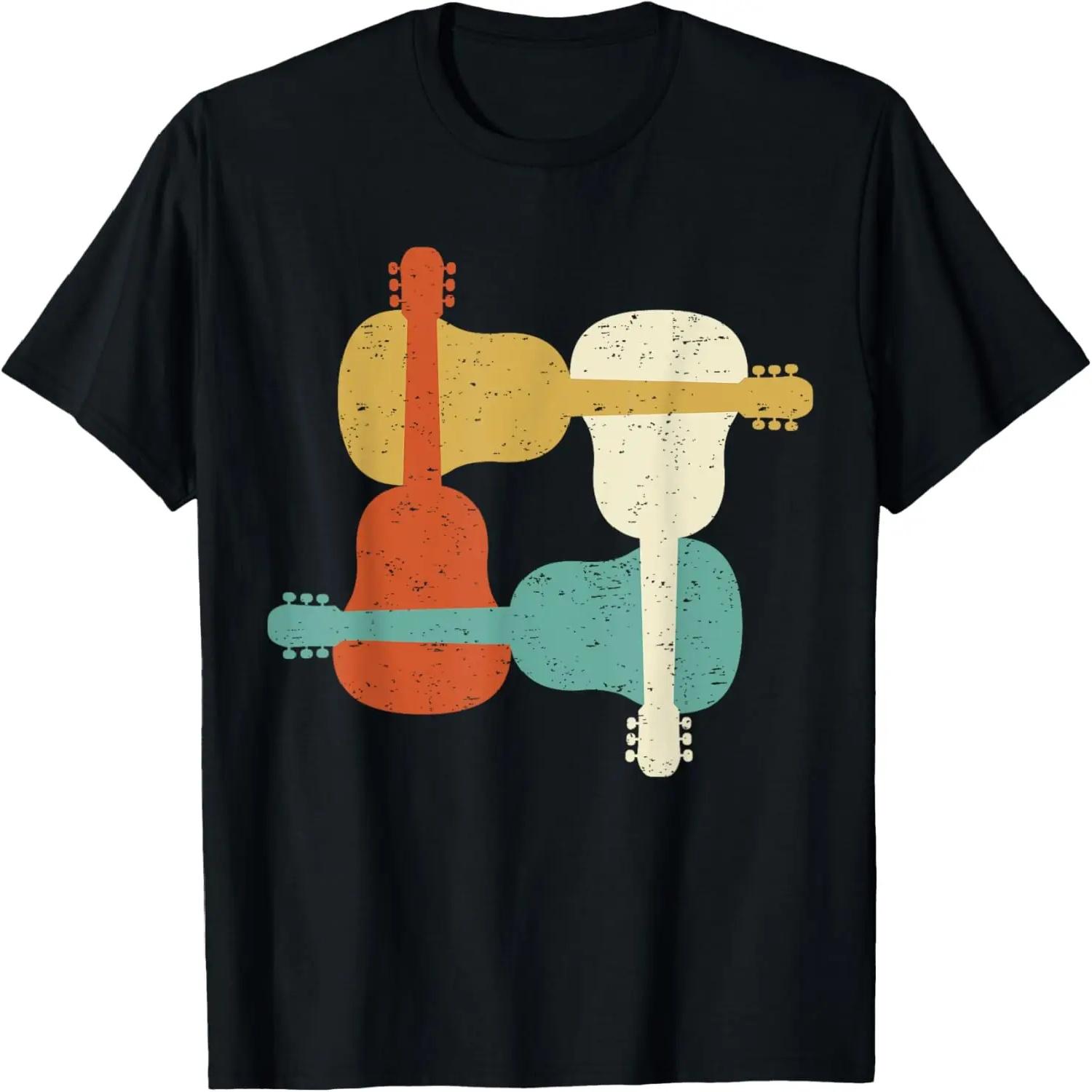 

Classical Guitar Player Guitar Classical I Retro T-Shirt XXXXXL чорний