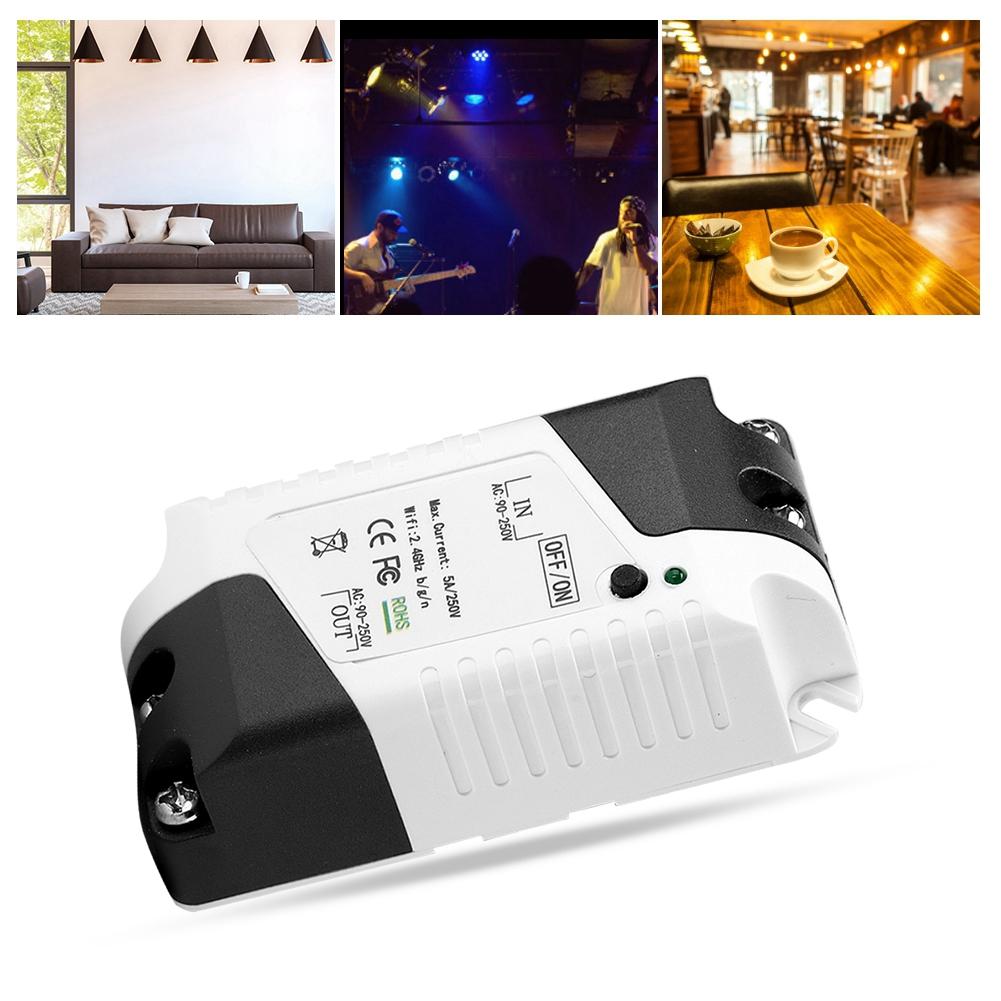 90 250V WiFi Smart Home Breaker Switch Module Voice APP Remote Control for Google Home Alexa