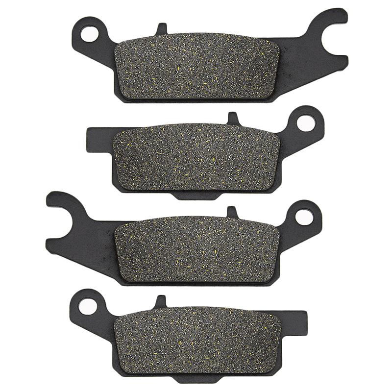 Cyleto Motorcycle Parts Front or Rear Brake Pads for Yamaha YFM550 YFM 550 Grizzly 2009-2014 YFM700 Grizzly YFM 700 2007-2018