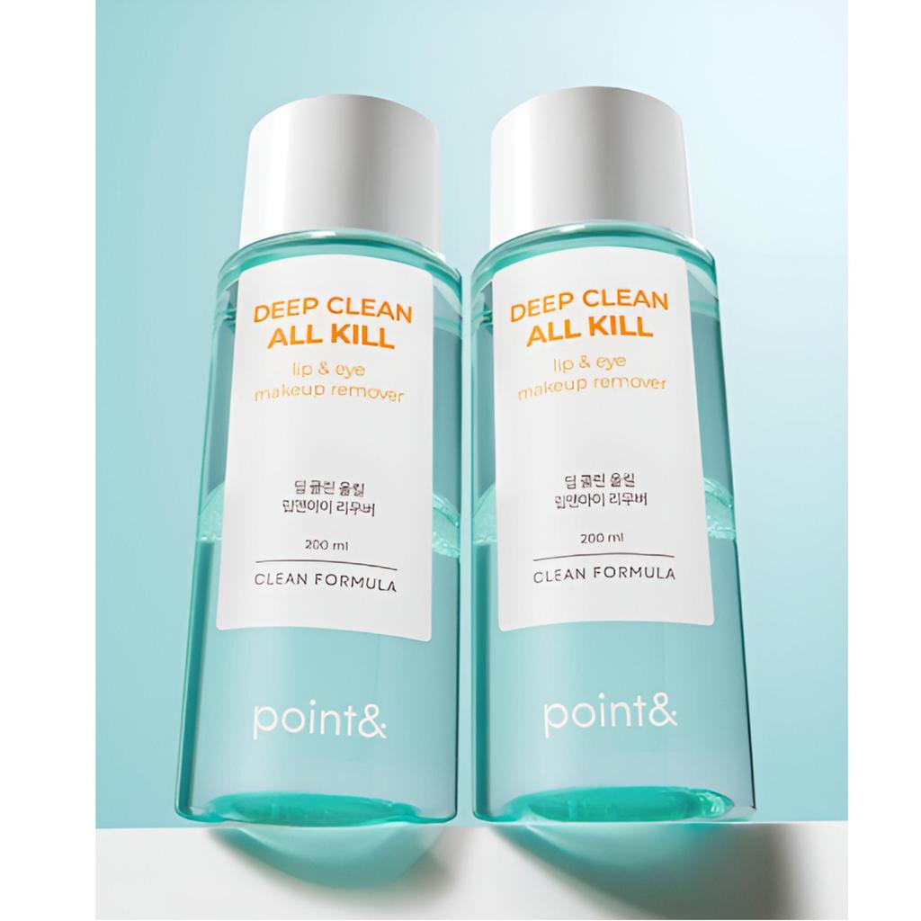Point& Deep Clean All-Kill Lip & Eye Remover 200 ml (1+1 Set)