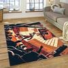 3D Vision Basketball Nets Printed Carpet American Street Living Room Sofa Anti Slip Tea Table Mat Fan Bedroom Decoration Mat