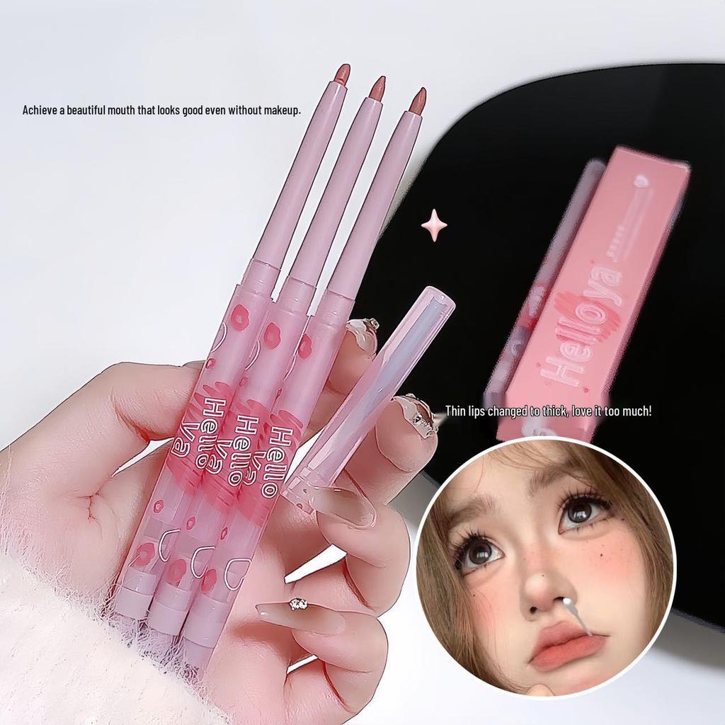 Hello Ya Matte Lip Liner & Brush Duo - Define & Plump Lips
