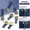 6pcs Jeans Button Extender Universal Pants Extender Button for Women Men Adjustable Elastic Waist Silicone Extender Buckle Set