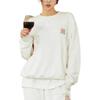 MLB Sweatshirts Unisex Cream Crew Neck Moderate Regular 3AMTB0526-50CRS