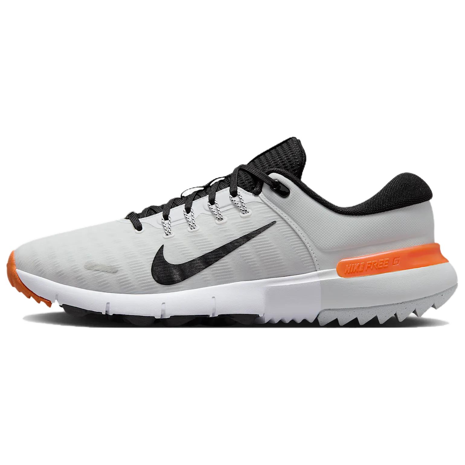 Nike Free Golf Next Nature Wide White Safety Orange Black Men Sneakers FQ7875-103 42.5